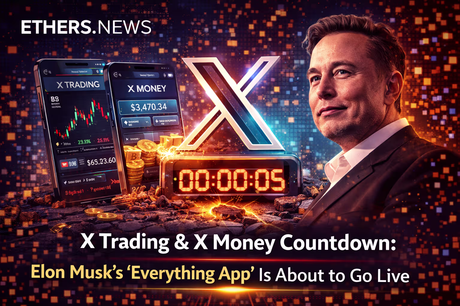 X Trading & X Money Countdown: Elon Musk’s ‘Everything App’ Is About to Go Live